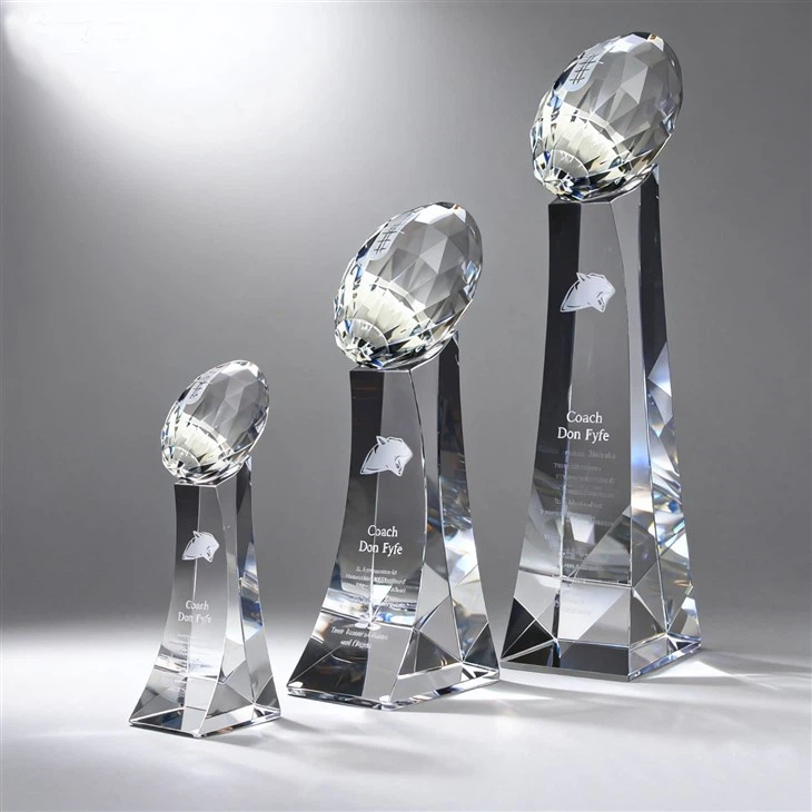 Sports Crystal American Football Awards factory